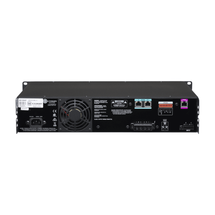 Crown CDi DriveCore 2|600BL Amplificador 2 Canales 600W Por Canal con Blu Link y DSP 5