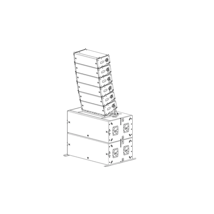 JBLPRO Placa Base 50.8cm Ancho x 35.6cm Alto x 86.4cm Largo 2