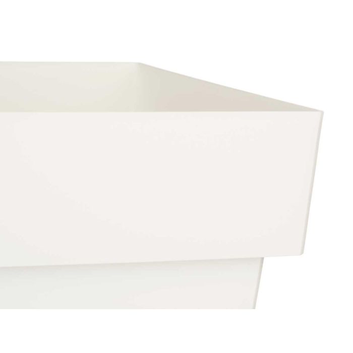 Maceta Cuadrada Blanca Con Reserva Agua 40Cm Ibergarden (6 Unidades) 2 Maceta Cuadrada Blanca Con Reserva Agua 40Cm Ibergarden (6 Unidades) 2