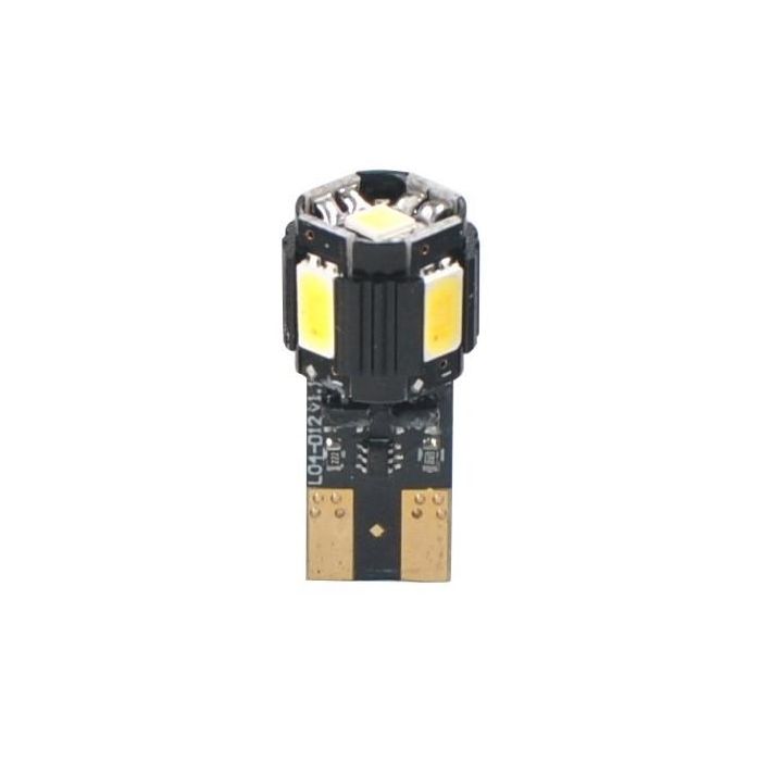 M-Tech L804 W Blister 2X Bombilla LED W5W 4xSMD5630 + 1xHP Blanco Frío 12V Máx. 2,2W 280 Lúmenes 2