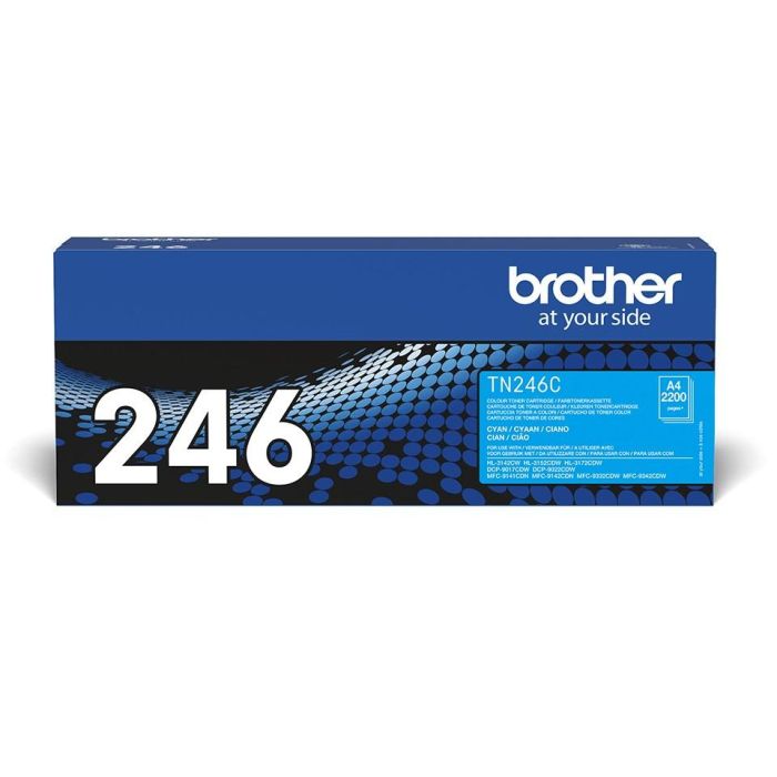 Brother Toner TN-246C Cyan bis zu 2.200 Seiten nach ISO/IEC 19798 0 Brother Toner TN-246C Cyan bis zu 2.200 Seiten nach ISO/IEC 19798 0