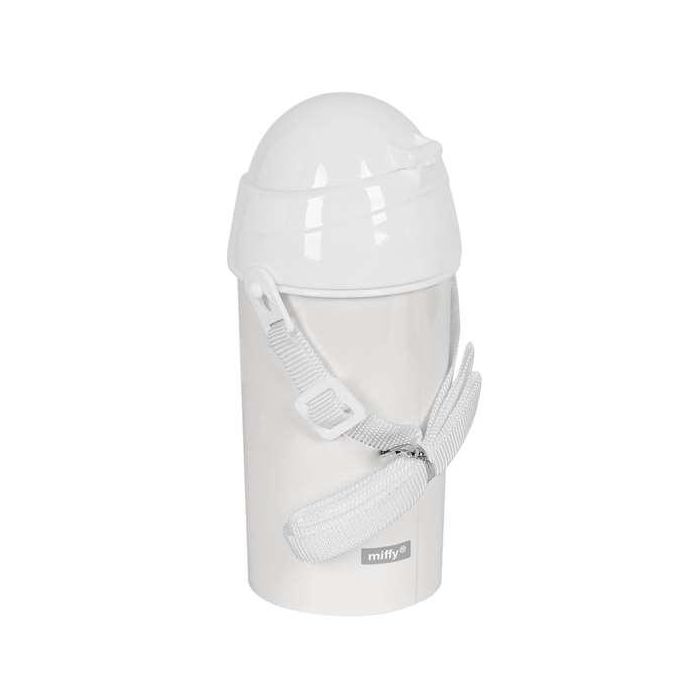 Botella con Tapa y Pajita Miffy Niebla Gris PVC 500 ml 2 Botella con Tapa y Pajita Miffy Niebla Gris PVC 500 ml 2