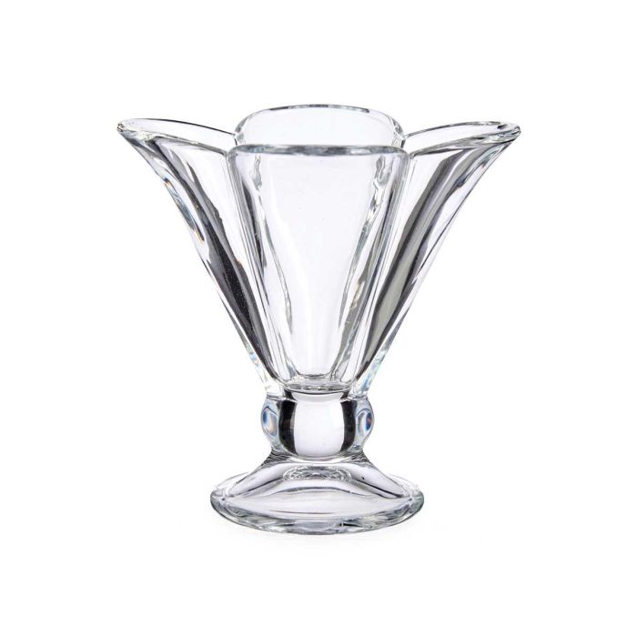 Copa Helado Forma Flor 200 ml Cristal Transparente Vivalto 10.5x12x10.5 cm (48 Unidades) 1 Copa Helado Forma Flor 200 ml Cristal Transparente Vivalto 10.5x12x10.5 cm (48 Unidades) 1