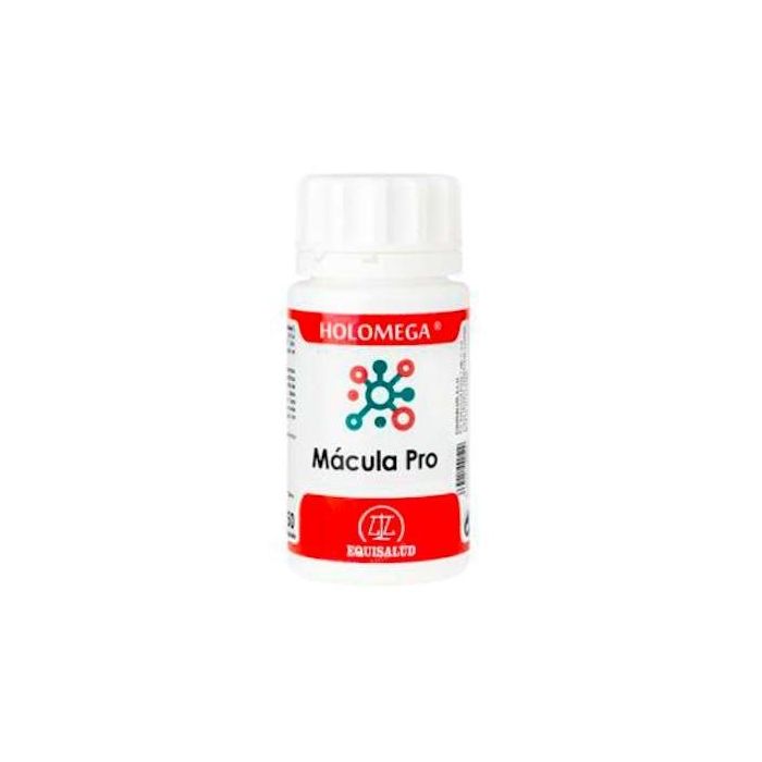 Holomega Macula Pro 50 Cápsulas con Luteína, Astaxantina, Zeaxantina, Zinc y Selenio para Visión Normal