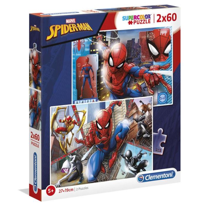 Puzzle Spiderman Marvel 2x60pzs 1 Puzzle Spiderman Marvel 2x60pzs 1