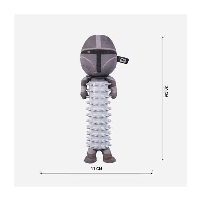 Cerdá Juguete Mordedor para Perro The Mandalorian, en Color Gris, con Medidas de 9x28x9 cm 4 Cerdá Juguete Mordedor para Perro The Mandalorian, en Color Gris, con Medidas de 9x28x9 cm 4