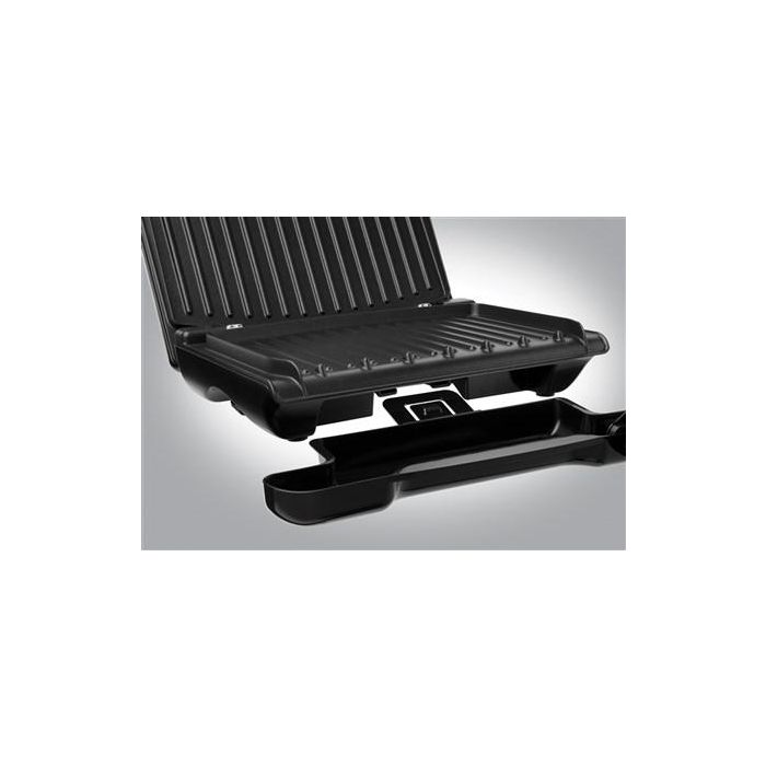 George Foreman 25030-56 Grill Eléctrico Compact Rojo, Placas Antiadherentes, Elimina hasta 42% de Grasa 2