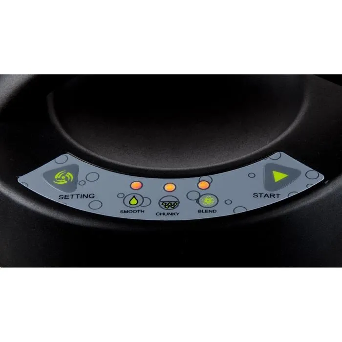 Domo DO498BL Licuadora Calentada - Negro, 1.6L, 3 Programas, 1000W 1