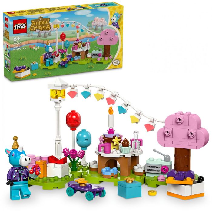 LEGO 77046 Animal Crossing Fiesta de Cumpleaños de Azulino - Juguete Construible con Accesorios para Niños +6 Años 2