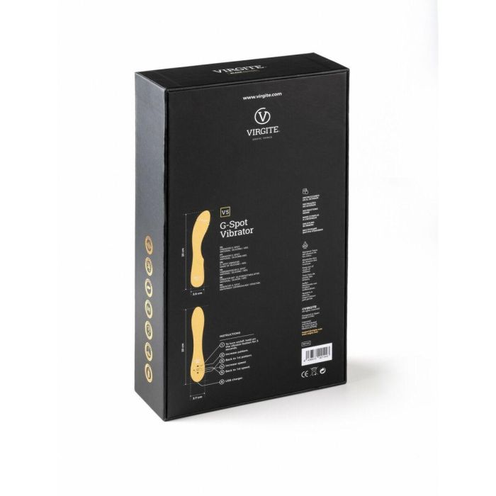 Vibrador Punto G Virgite Negro 3 Vibrador Punto G Virgite Negro 3