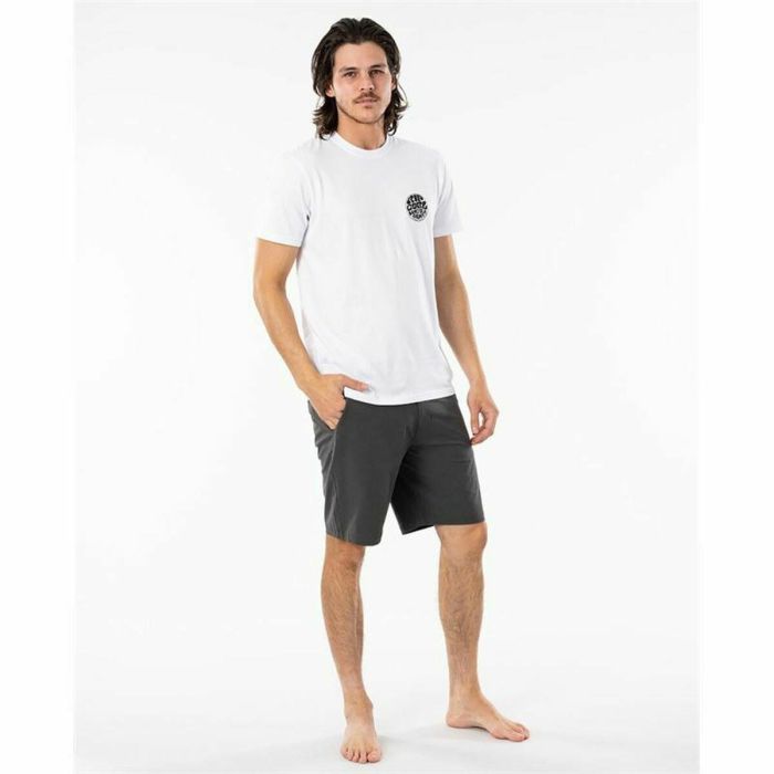 Camiseta de Manga Corta Rip Curl Wettie Essential Blanco Hombre S 1 Camiseta de Manga Corta Rip Curl Wettie Essential Blanco Hombre S 1