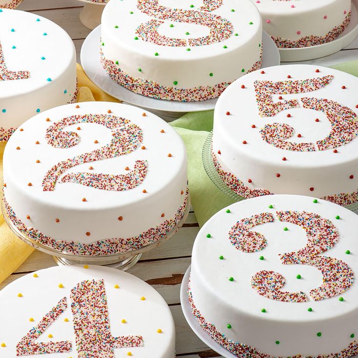 Plantilla para tarta de cumpleaños N-7 grande - Algon (36 Unidades) 3 Plantilla para tarta de cumpleaños N-7 grande - Algon (36 Unidades) 3