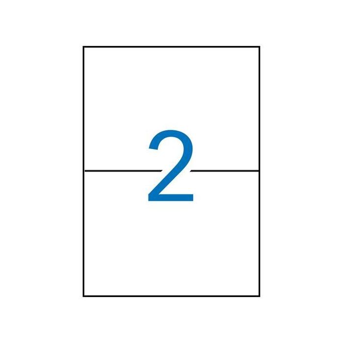 Apli Etiquetas Adhesivas 210x148 mm C-Rectos Blanco Inkjet-Láser 1000 Uds