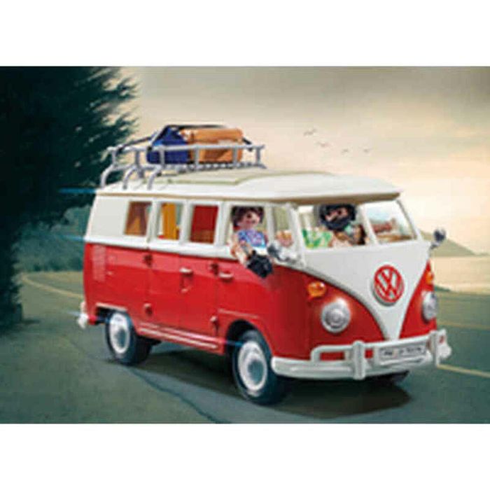 Playmobil Volkswagen T1 Camping Bus con figuras y accesorios, ideal para aventuras 5 Playmobil Volkswagen T1 Camping Bus con figuras y accesorios, ideal para aventuras 5