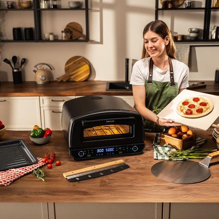 Pizzera Eléctrica Cecotec Pizza&Co 500 Max 9 Pizzera Eléctrica Cecotec Pizza&Co 500 Max 9