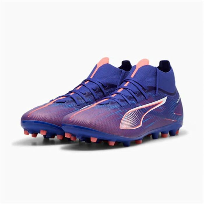 Botas de Fútbol para Adultos Puma Ultra 5 Match+ Mg Morado 1 Botas de Fútbol para Adultos Puma Ultra 5 Match+ Mg Morado 1