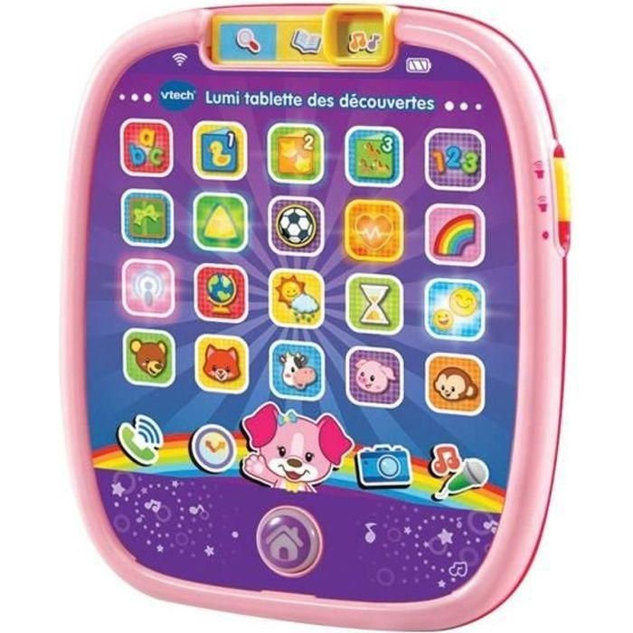 VTECH BABY - Tableta para niños - Lumi Pink Discovery Tablet - Tableta para niños VTECH BABY - Tableta para niños - Lumi Pink Discovery Tablet - Tableta para niños