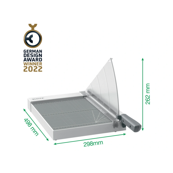 Guillotina Leitz Precision Home A4 Acero Inoxidable Plástico Gris 1