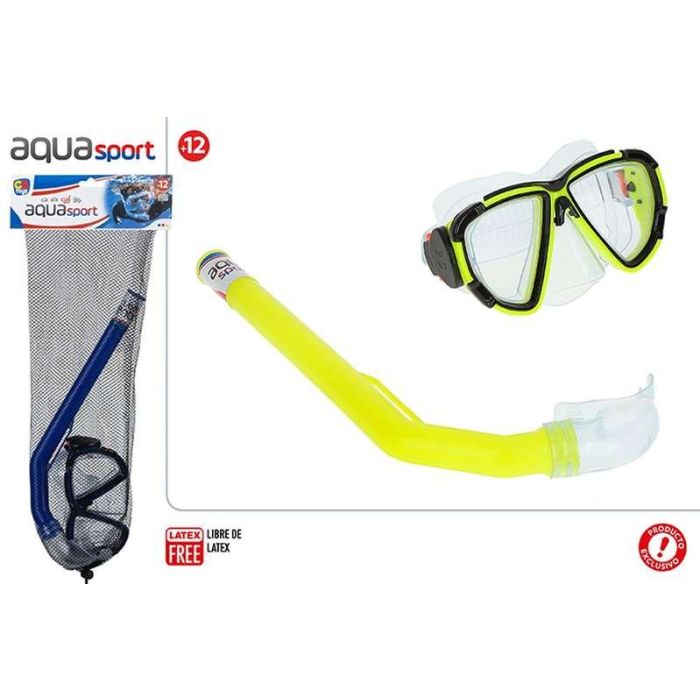 Color Baby Máscara de Buceo con Tubo de Respiración para Adulto (+12 Años) - Modelos Surtidos 1