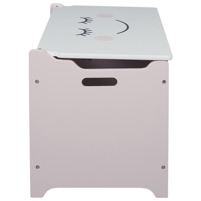 Home Deco Kids Baúl Luna 60x36,5x39 cm para Juguetes con Asas y Tapa Decorada Rosa 3