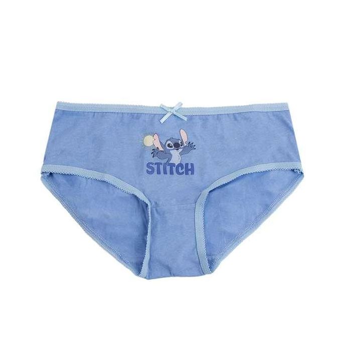 Cerdá Pack de 3 Braguitas para Niña Stitch Single Jersey, Multicolor, de 6 a 8 años 2