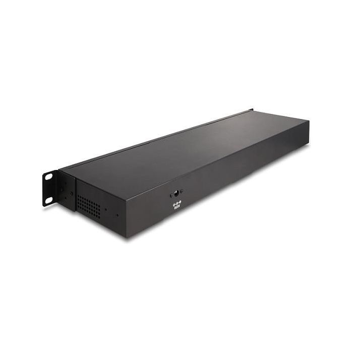 Delock Hub Industrial de 19" con 10 Puertos USB 3.2 Gen 2 Tipo-A, 10 Gbps, USB-B de Entrada, Plug & Play, Negro - 100-240V AC 1