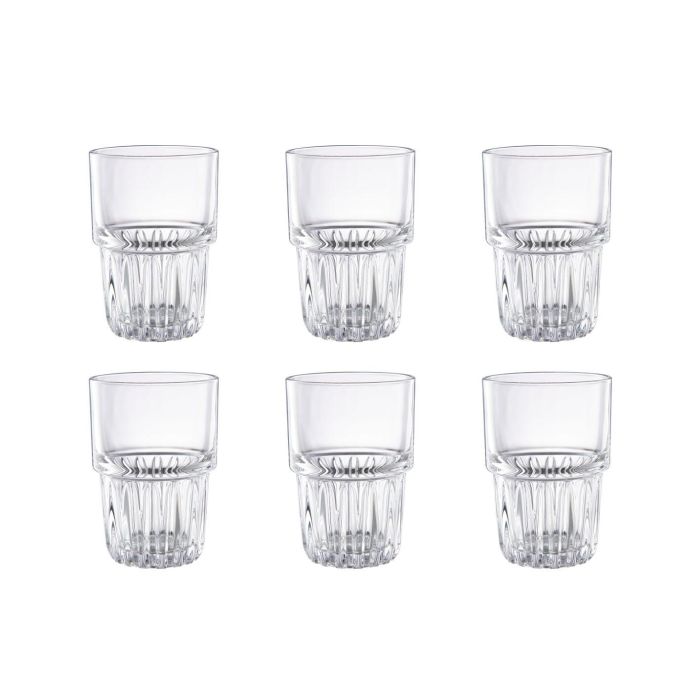 La Mediterranea Set de 6 Vasos Corella de 390 ml. Medidas individuales Ø8.3x12 cm. Colección para mesa. (6 Cajas) 4