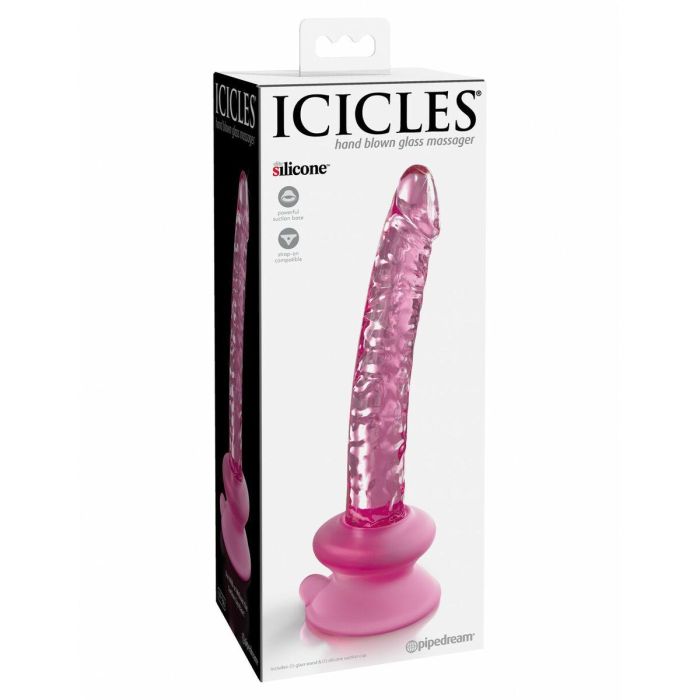 Dildo Pipedream Icicles Rosa 7 Dildo Pipedream Icicles Rosa 7
