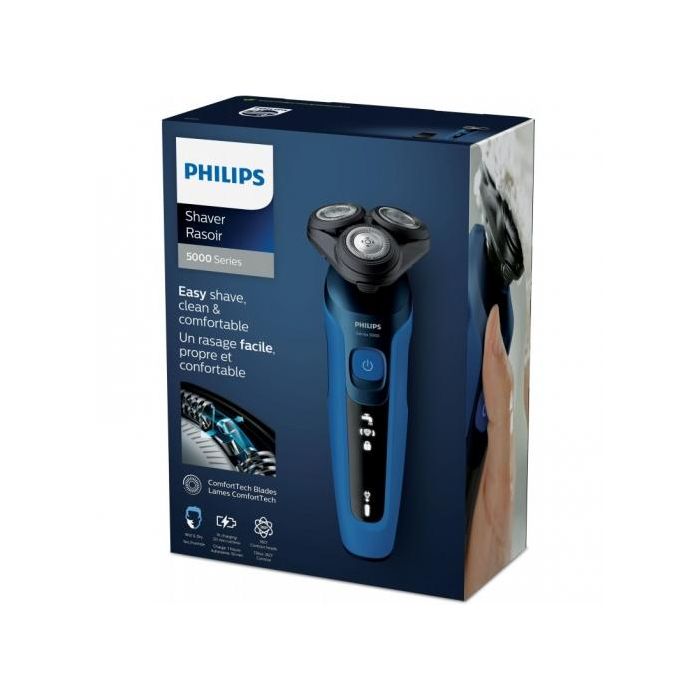Philips Shaver 5000 Series S5466-17 Afeitadora con Batería, Wet & Dry, SkinComfort, Cabezales Flex 5 Direcciones 2 Philips Shaver 5000 Series S5466-17 Afeitadora con Batería, Wet & Dry, SkinComfort, Cabezales Flex 5 Direcciones 2
