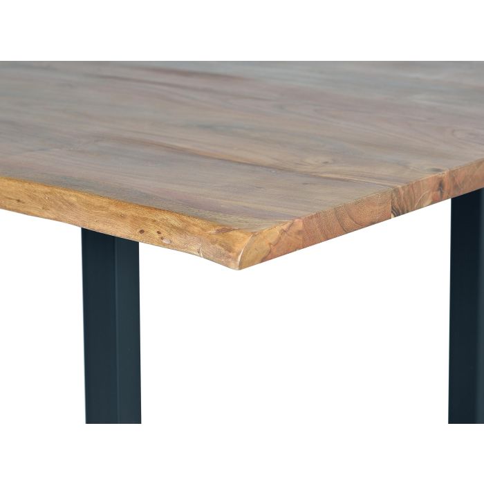 Giner Y Colomer Mesa Comedor Acacia Natural con Patas Metal Negro Referencia: GYCM-AC01 2