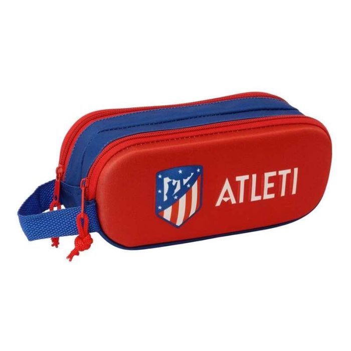 Portatodo Doble Atlético Madrid Rojo 21 x 8 x 6 cm 3D 3