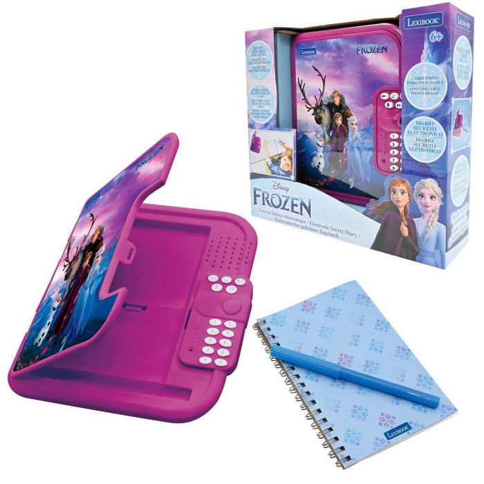 Lexibook Sd50Fz Diario Secreto Electrónico Frozen Disney con Código de 4 Dígitos, Graba Voz, 10 Melodías para Niños +6 Años Lexibook Sd50Fz Diario Secreto Electrónico Frozen Disney con Código de 4 Dígitos, Graba Voz, 10 Melodías para Niños +6 Años