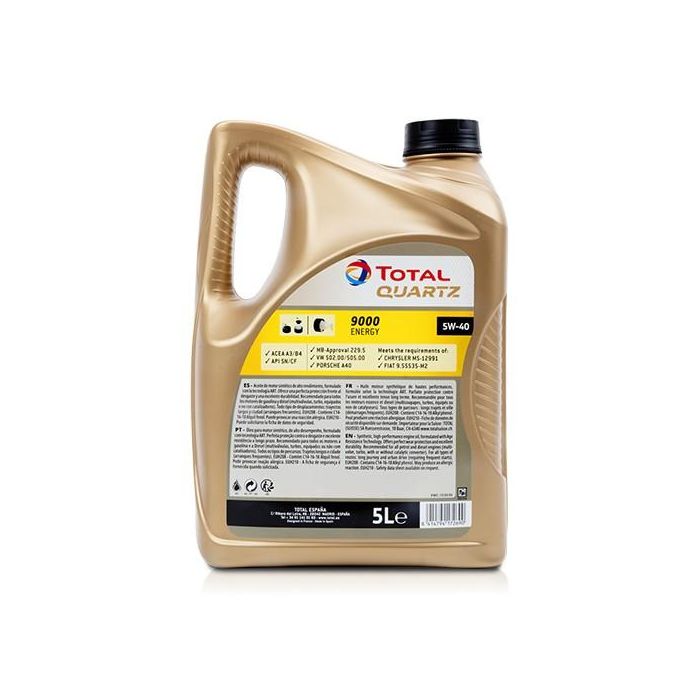 Aceite de Motor para Coche Totalenergies 9000 ENERGY 5W40 5 L 1 Aceite de Motor para Coche Totalenergies 9000 ENERGY 5W40 5 L 1