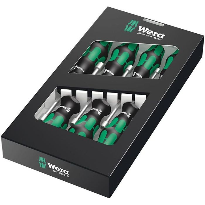 Wera 395 HO/7 SM Steckschlüssel-Schraubendrehersatz 1