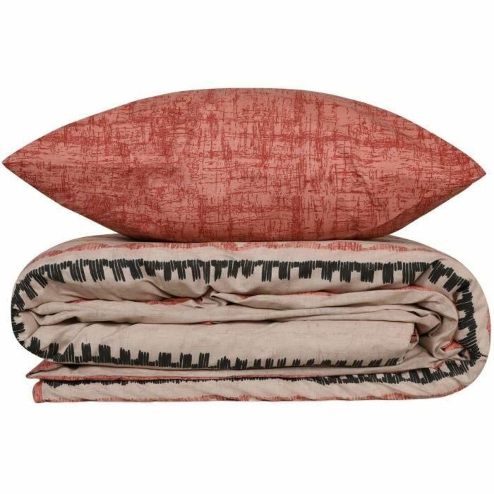 ASI8682870018150 Juego de cama 1 funda nórdica 220x240 cm + 2 fundas almohada 60x60 cm 100% algodón rojo 2 ASI8682870018150 Juego de cama 1 funda nórdica 220x240 cm + 2 fundas almohada 60x60 cm 100% algodón rojo 2