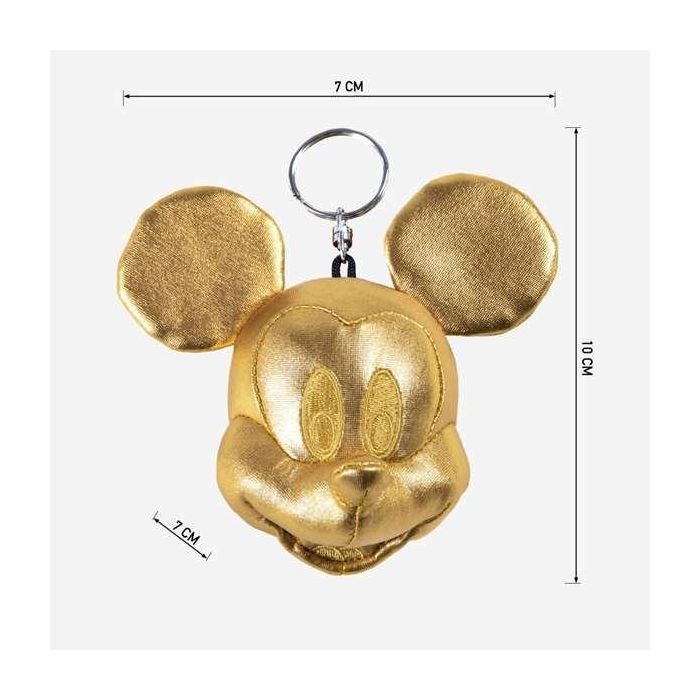 Cerdá Llavero Peluche Mickey 100% Poliéster Gold 2 Cerdá Llavero Peluche Mickey 100% Poliéster Gold 2