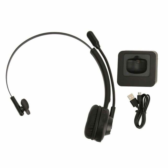Nilox Auriculares Inalambricos Mono Profesional Micrófono Negro 1 Nilox Auriculares Inalambricos Mono Profesional Micrófono Negro 1