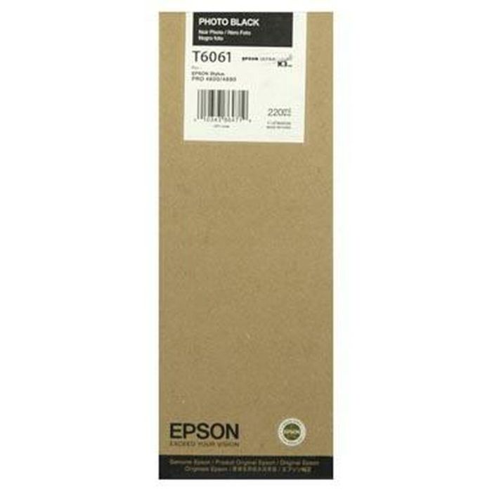 Epson Gf Stylus Pro 4880-4800 Cartucho de Tinta Inyección Original Negro Fotográfico Epson Gf Stylus Pro 4880-4800 Cartucho de Tinta Inyección Original Negro Fotográfico