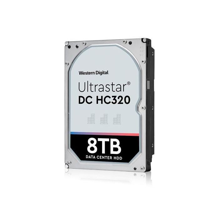 HGST Ultrastar DC HC320 8TB 3.5" SATA HDD 7200 RPM 512e. Disco Duro para Servidores y Centros de Datos, Carga de Trabajo 550TB/año