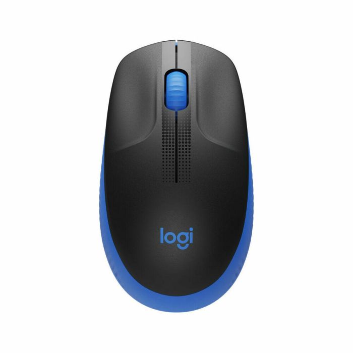 Ratón Inalámbrico Óptico Logitech M190 1000 dpi Azul Negro/Azul 1