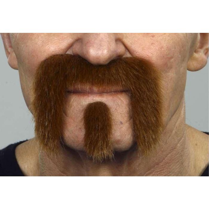 Barba y perilla adulto pelirrojo talla única 1 Barba y perilla adulto pelirrojo talla única 1