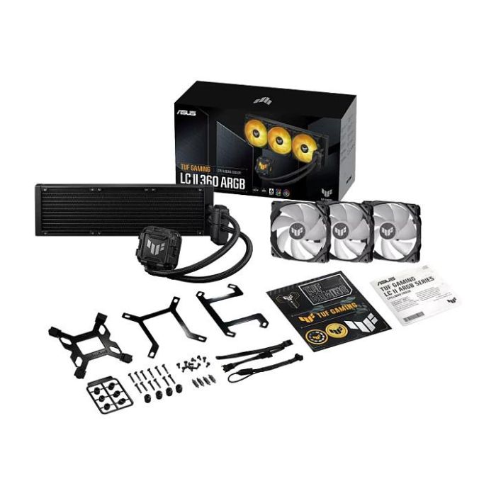 Asus TUF Gaming LC II 360 ARGB Refrigeración Líquida CPU con 3 Ventiladores 120mm ARGB Aura Sync Negro 4