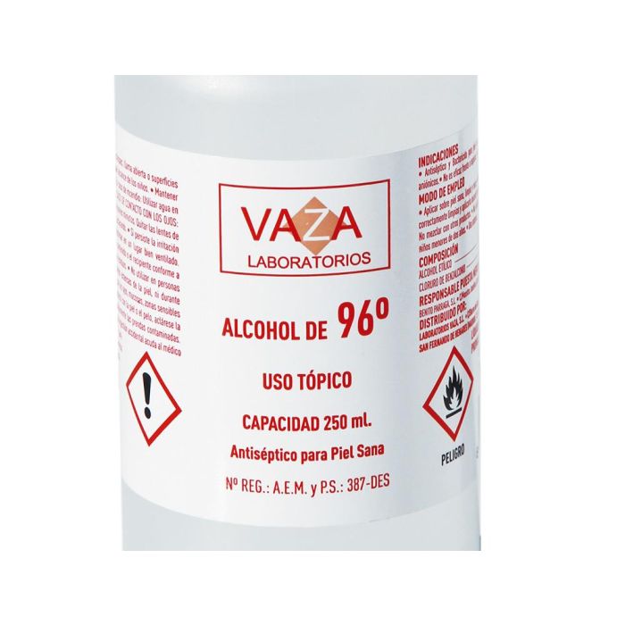 Alcohol Kelsia Vaza De 96º Bote De 250 mL 2 Alcohol Kelsia Vaza De 96º Bote De 250 mL 2