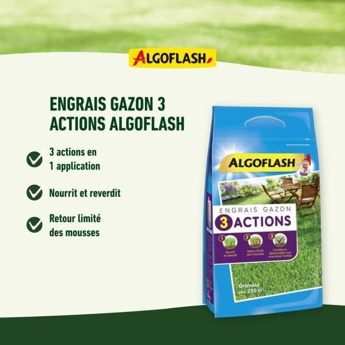 Algoflash Naturasol ETRIA60N Fertilizante Césped 3 acciones 3 kg 2 Algoflash Naturasol ETRIA60N Fertilizante Césped 3 acciones 3 kg 2