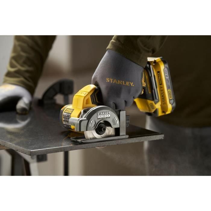 Mini Sierra Circular - STANLEY FATMAX V20 - SFMCM300D2-QW - 75 mm Brushless - Litio 18V - 2 Baterías 2Ah 5 Mini Sierra Circular - STANLEY FATMAX V20 - SFMCM300D2-QW - 75 mm Brushless - Litio 18V - 2 Baterías 2Ah 5