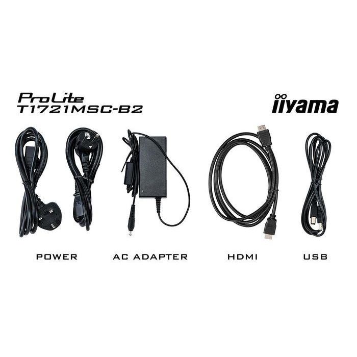iiyama ProLite T1721MSC-B2 pantalla para PC 43,2 cm (17") 1280 x 1024 Pixeles SXGA LED Pantalla táctil Mesa Negro 18 iiyama ProLite T1721MSC-B2 pantalla para PC 43,2 cm (17") 1280 x 1024 Pixeles SXGA LED Pantalla táctil Mesa Negro 18