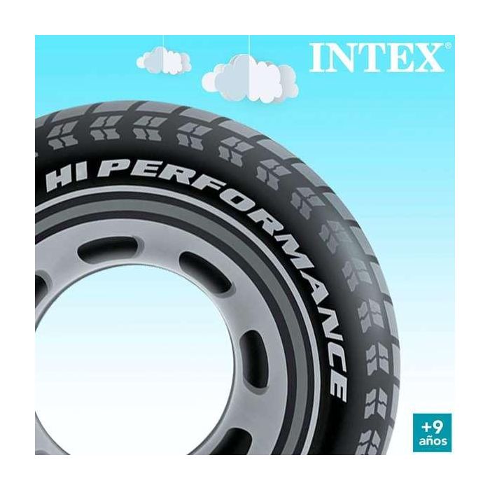 Intex Flotador Neumático Hinchable de Rueda 91 cm para Piscina, apto para Mayores de 9 Años, Fabricado en 100% PVC. 4