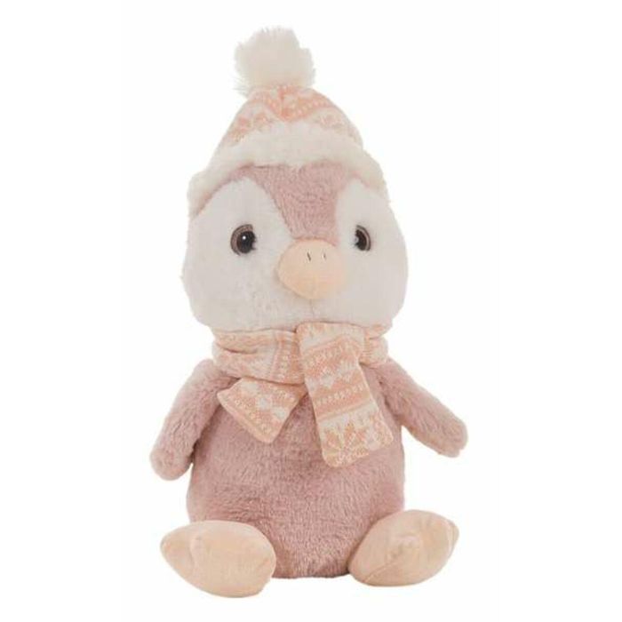 Pingúino gorrito rosa 34 cm Pingúino gorrito rosa 34 cm