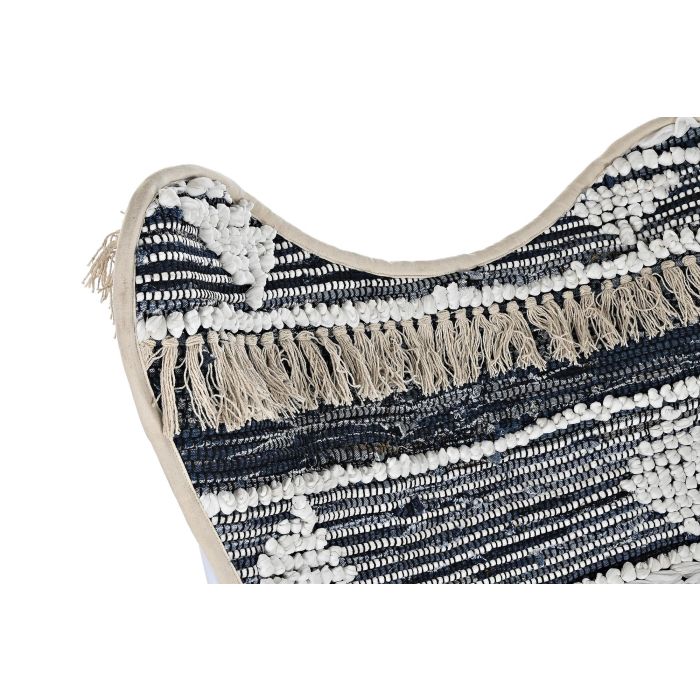 DKD Home Decor Sillon Boho Blanco. Materiales: Algodón y Hierro. Medidas: 74x65x90 cm (Ancho x Fondo x Alto). Altura de Asiento 40 cm. Desmontable. 2 DKD Home Decor Sillon Boho Blanco. Materiales: Algodón y Hierro. Medidas: 74x65x90 cm (Ancho x Fondo x Alto). Altura de Asiento 40 cm. Desmontable. 2