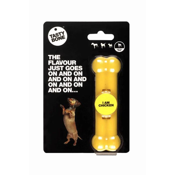 Tasty Bone Juguete para Perros con Sabor a Pollo